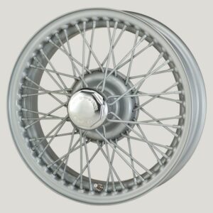 4 x 15" 48 Spoke Wire Wheel (Silver Painted)
