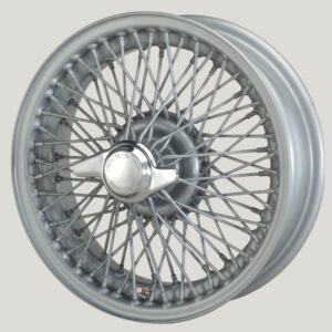 5.5 x 15" 72 Spoke Wire Wheel (Silver Painted)