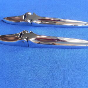 Chrome Bonnet Hinges Pair TR2-3A