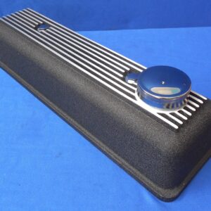 Aluminium Black Crackle Rocker Cover TR2-4A