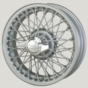 4.5 x 15" 60 Spoke Wire Wheel (Silver Painted)