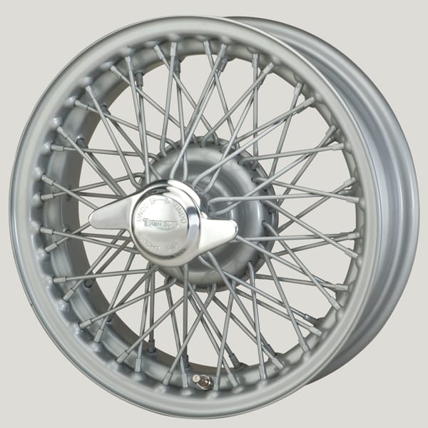 4.5 x 15" 60 Spoke Wire Wheel (Silver Painted)